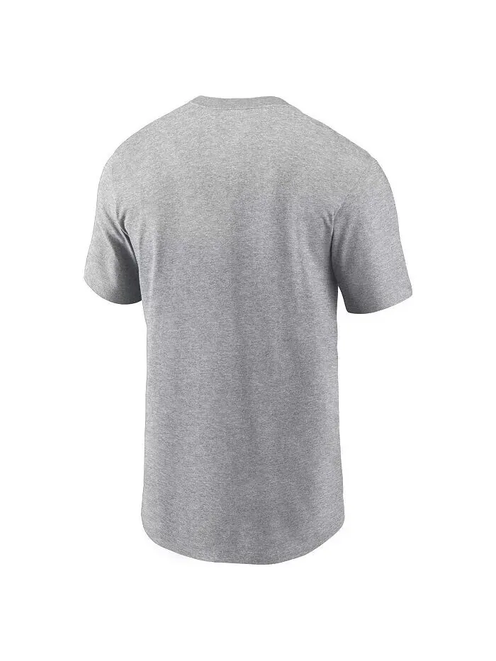 Мужская серая футболка Ohio State Buckeyes Old English Nike — изображение 2 из 3