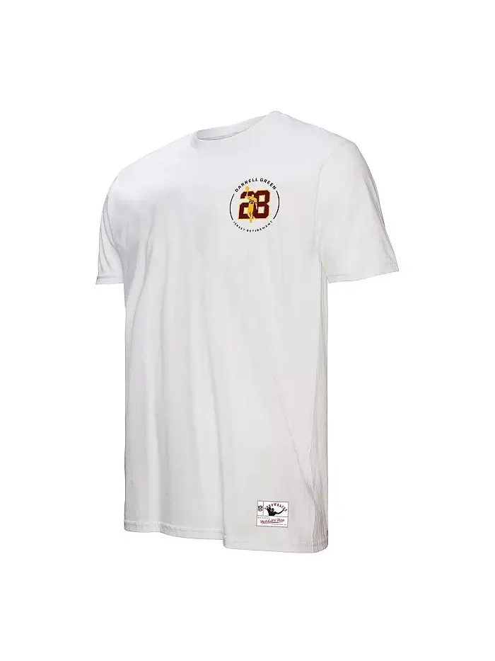Мужская футболка Washington Commanders с именем и номером Даррелла Грина, белая Mitchell & Ness — изображение 3 из 3