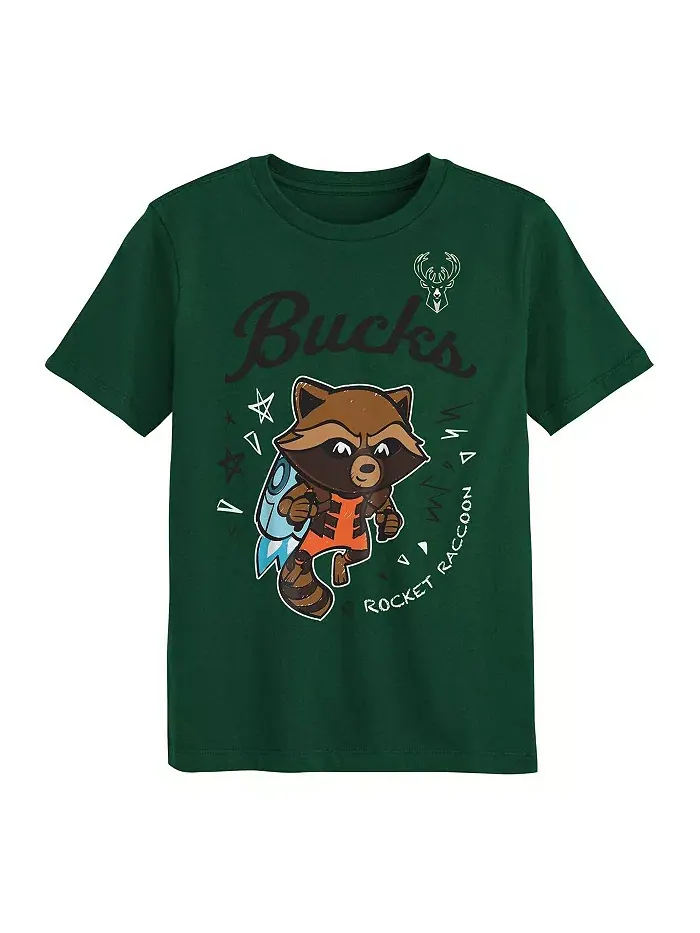 Детский набор из 2 футболок Milwaukee Bucks Guardians Of The Galaxy Outerstuff — изображение 3 из 3