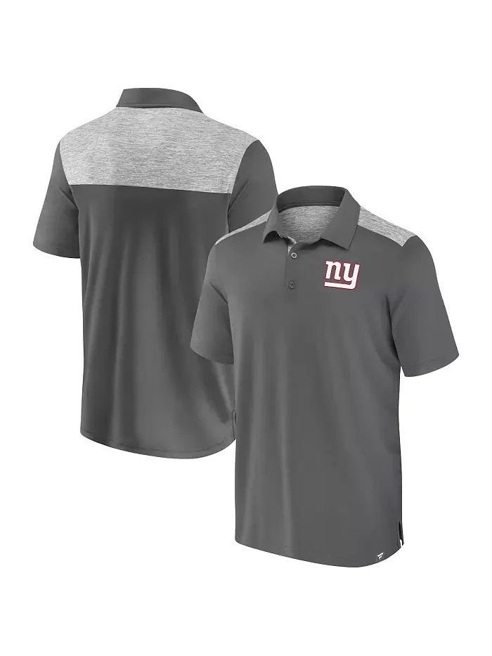 Мужская серая поло New York Giants Long Shot Fanatics — изображение 1 из 3