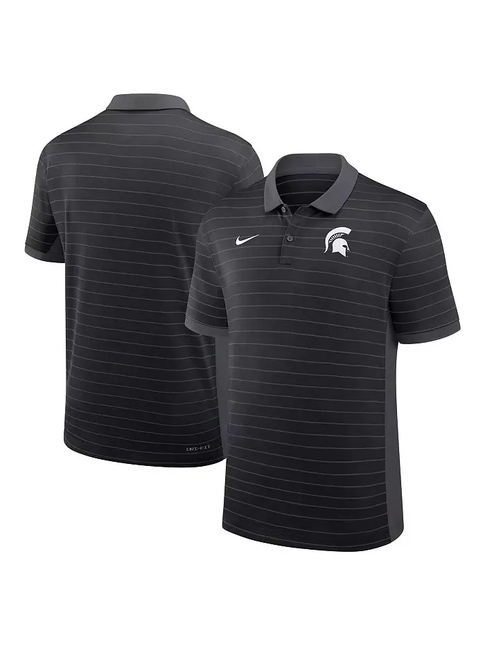 Мужская черная футболка-поло Michigan State Spartans 2025 Early Season Coaches Sideline Victory — изображение 1 из 3