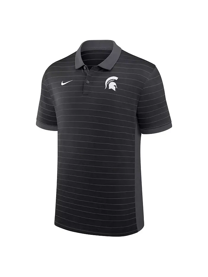 Мужская черная футболка-поло Michigan State Spartans 2025 Early Season Coaches Sideline Victory — изображение 2 из 3