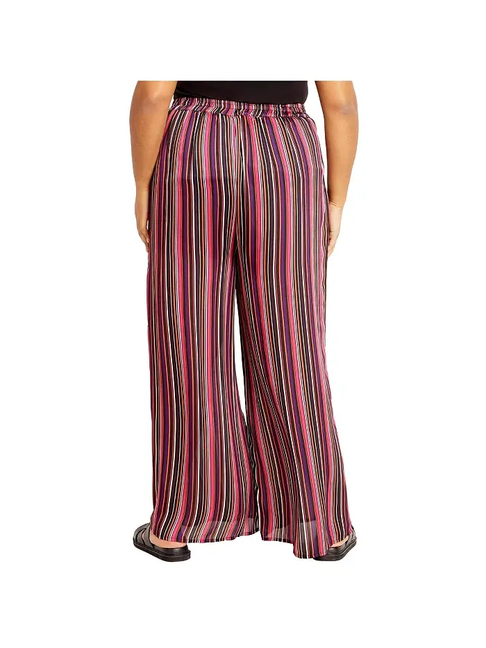 Брюки Willow Stripe Plus Size CITY CHIC — изображение 3 из 5
