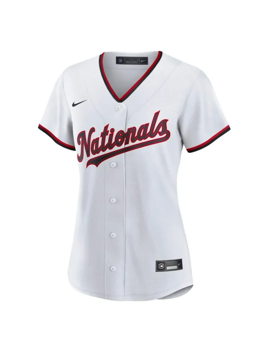Nike Женская белая домашняя футболка команды Washington Nationals имени Дилана Крюса (реплика) — изображение 2 из 3, белый