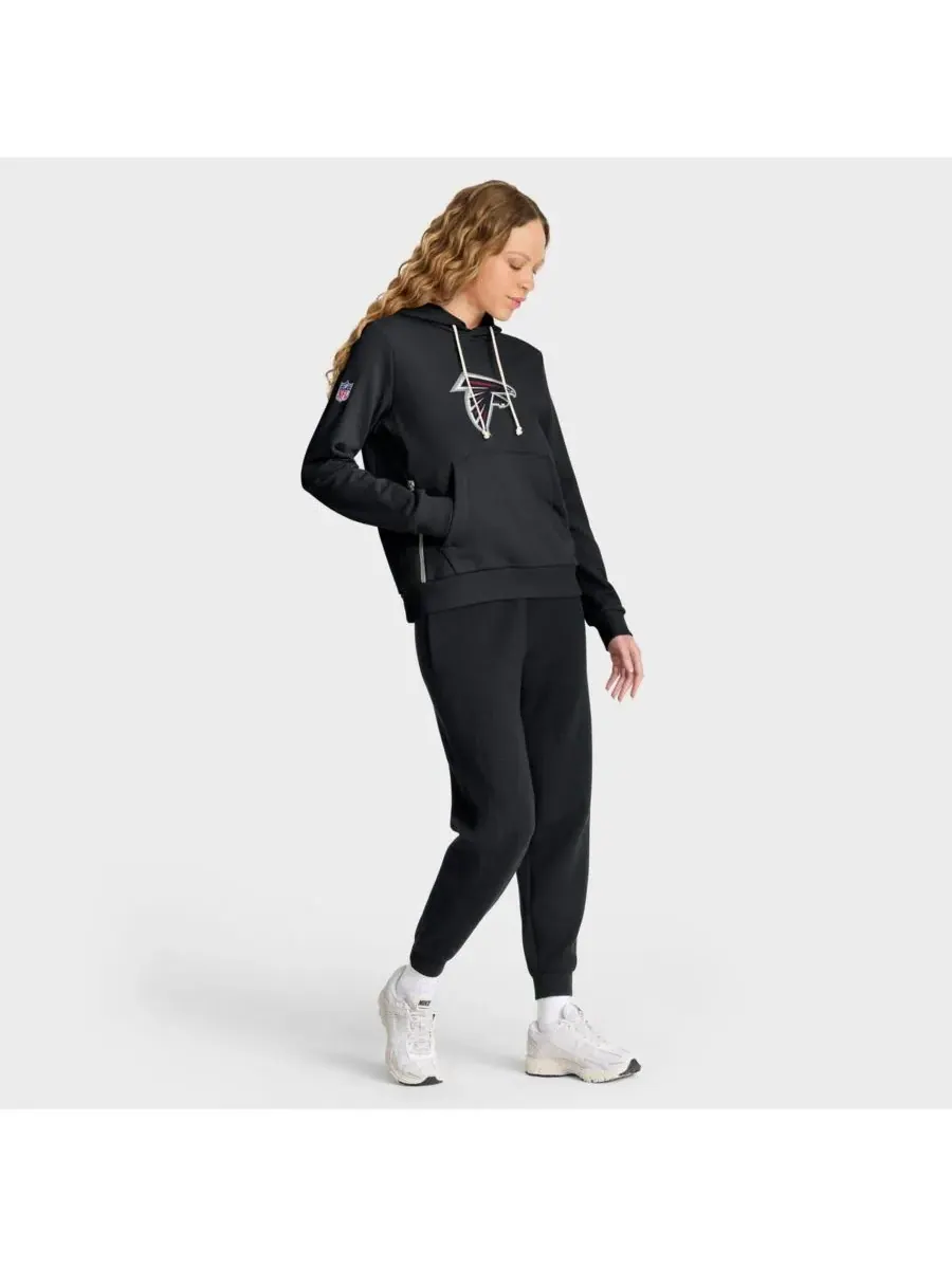 Nike Женская черная толстовка Atlanta Falcons Sideline Standard Issue Initial Home Dri-FIT — изображение 3 из 4, черный