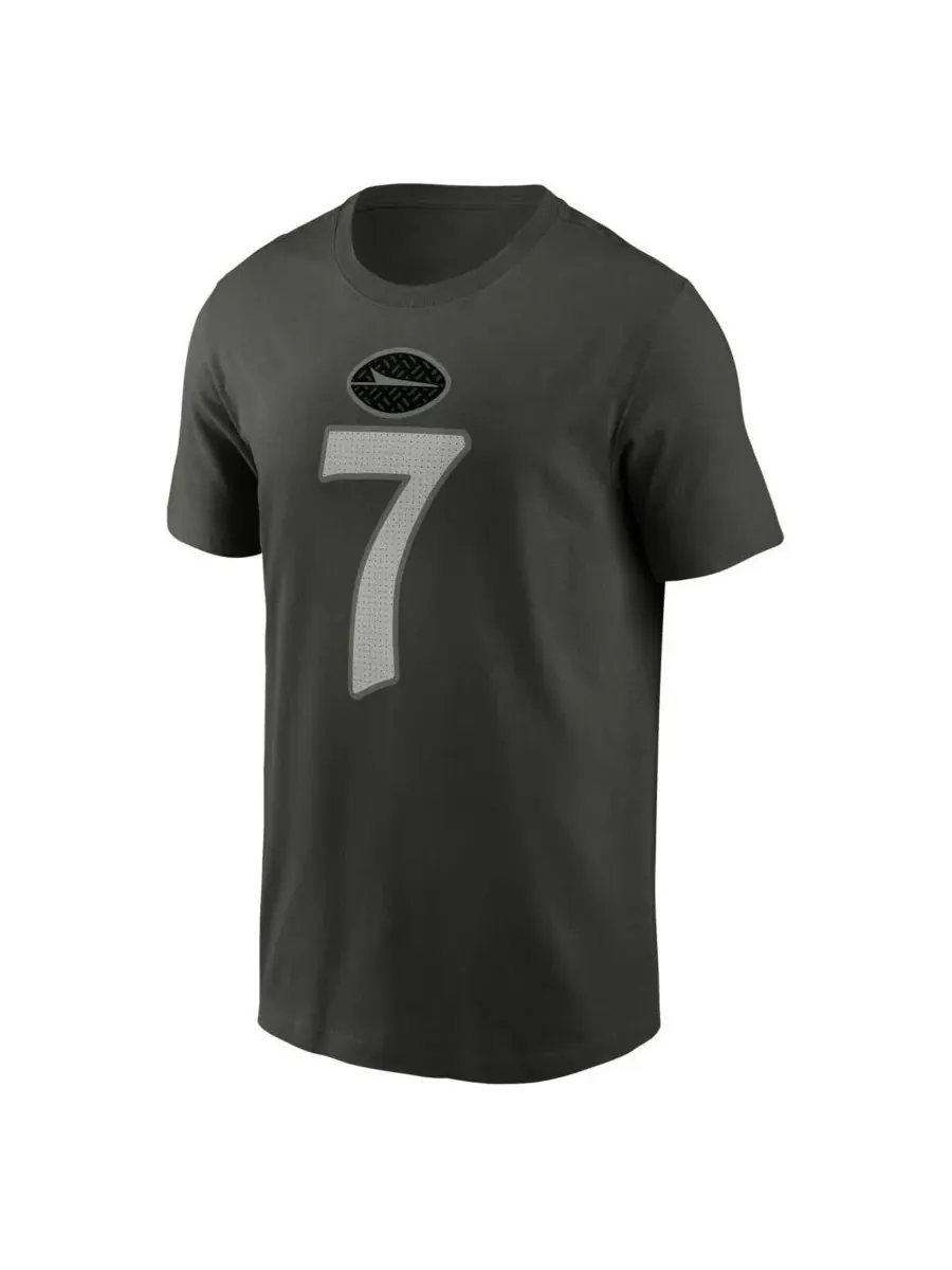Nike Мужская футболка Джастина Филдса Gotham Green New York Jets 2025 Rivalries Collection с именем — изображение 2 из 3