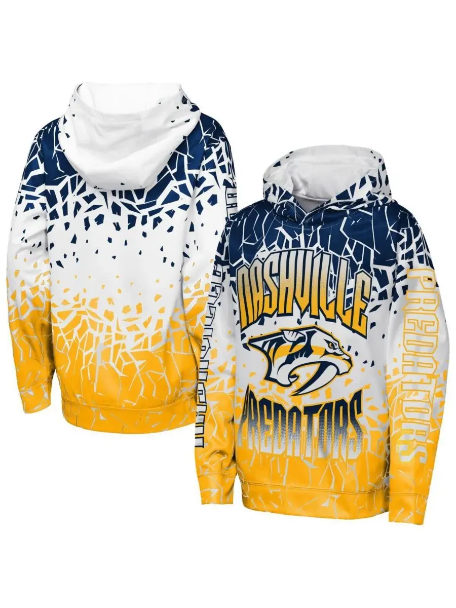 Outerstuff Толстовка Big Boys and Girls Navy Nashville Predators Frozen Frenzy