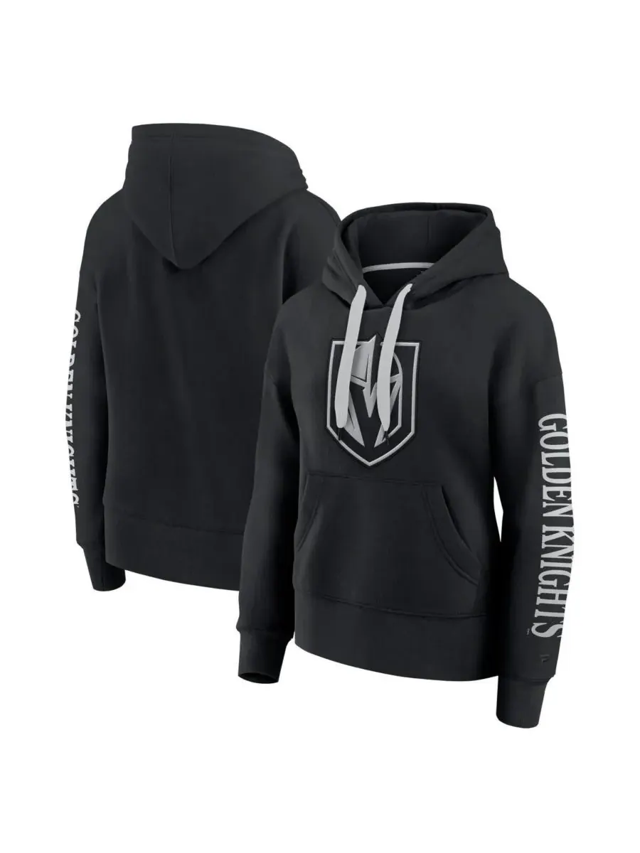 Fanatics Женская черная толстовка с капюшоном Vegas Golden Knights Elements Next — изображение 1 из 3, черный
