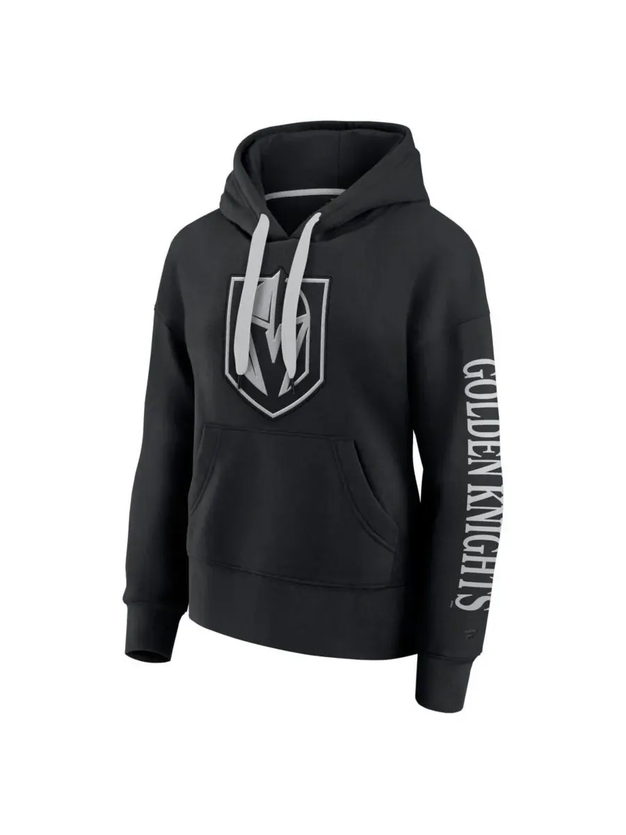 Fanatics Женская черная толстовка с капюшоном Vegas Golden Knights Elements Next — изображение 3 из 3, черный