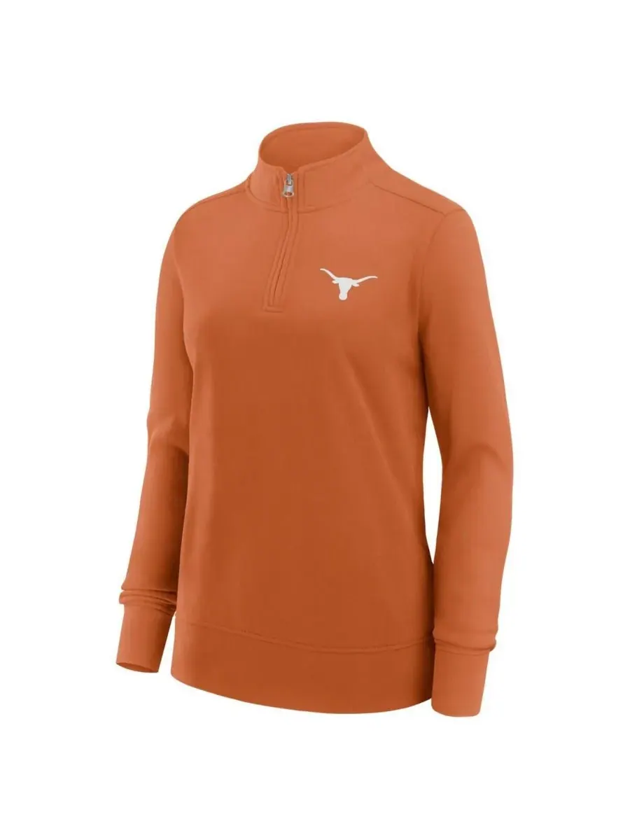 Fanatics Женская куртка Texas Orange Texas Longhorns Velocity из французской махровой ткани с — изображение 2 из 3