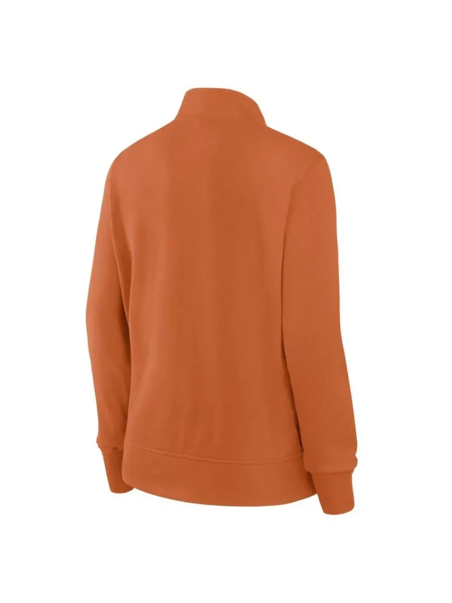 Fanatics Женская куртка Texas Orange Texas Longhorns Velocity из французской махровой ткани с — изображение 3 из 3