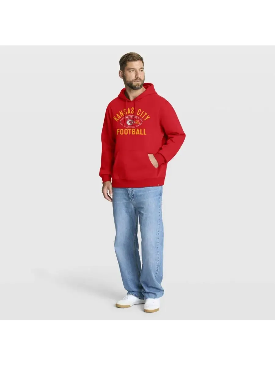 Fanatics Мужская красная толстовка с капюшоном Kansas City Chiefs Fumblerooski Legacy — изображение 3 из 5, красный