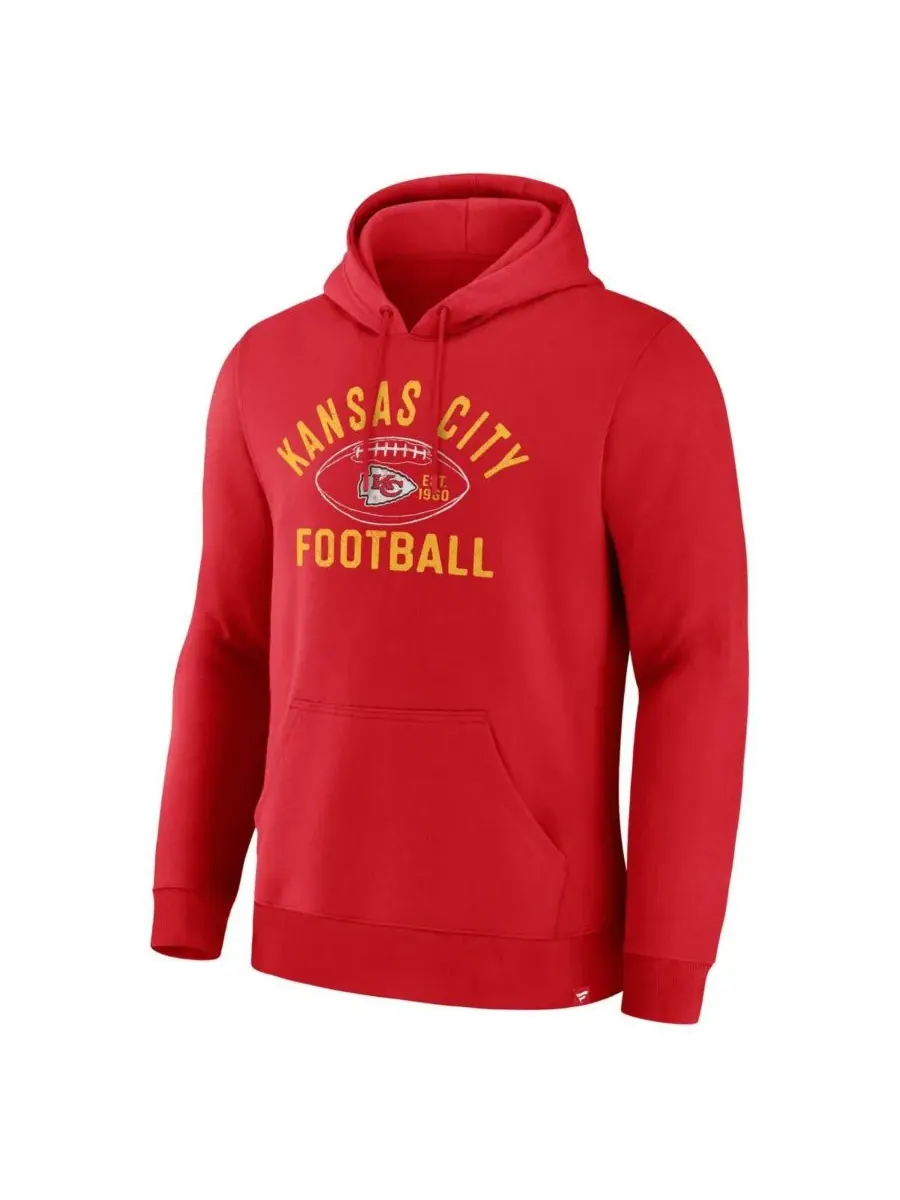 Fanatics Мужская красная толстовка с капюшоном Kansas City Chiefs Fumblerooski Legacy — изображение 5 из 5, красный