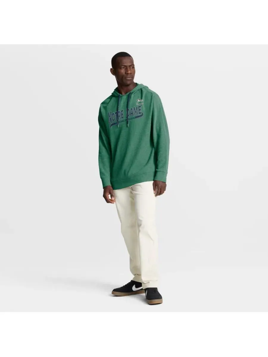 Fanatics Мужская зеленая толстовка с длинными рукавами Notre Dame Fighting Irish Hometown Premium — изображение 3 из 5