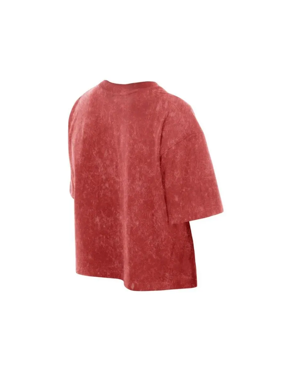 Женская укороченная футболка Scarlet San Francisco 49ers Sport Classics Mineral Wash с принтом — изображение 3 из 3, алый