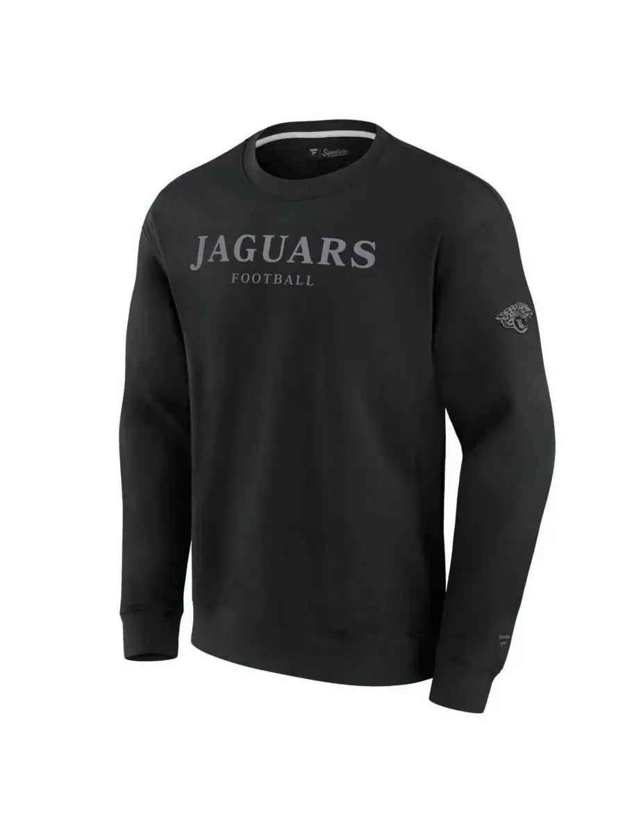 Fanatics Мужская и женская черная флисовая толстовка с логотипом Jacksonville Jaguars Elements — изображение 2 из 3, черный
