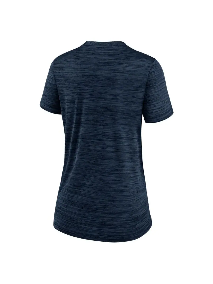 Nike Женская темно-синяя футболка Detroit Tigers из коллекции Authentic Velocity Dri-FIT — изображение 3 из 3, темно-синий