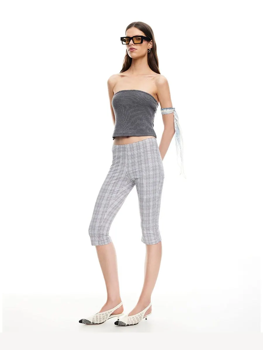 Женские клетчатые брюки-капри Starlet Lioness, Moonlight Plaid — изображение 5 из 6