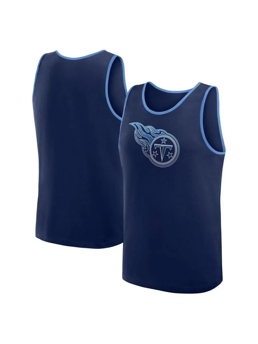 Logo Athletic Мужская темно-синяя майка Tennessee Titans Unmatched Success — изображение 1 из 3, темно-синий