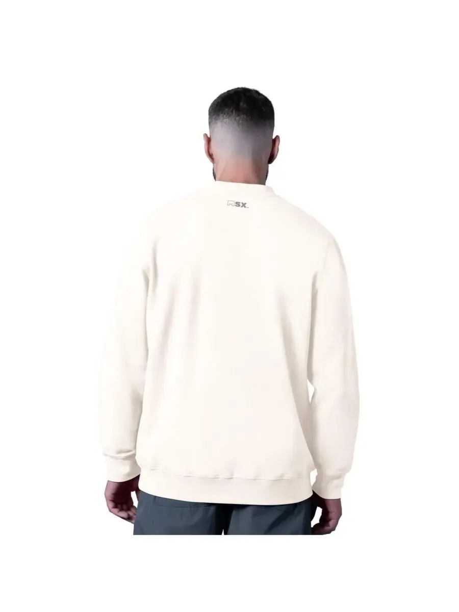 MSX by Michael Strahan Мужская белая толстовка Minnesota Vikings Whiteout Tri-Blend — изображение 2 из 3, белый