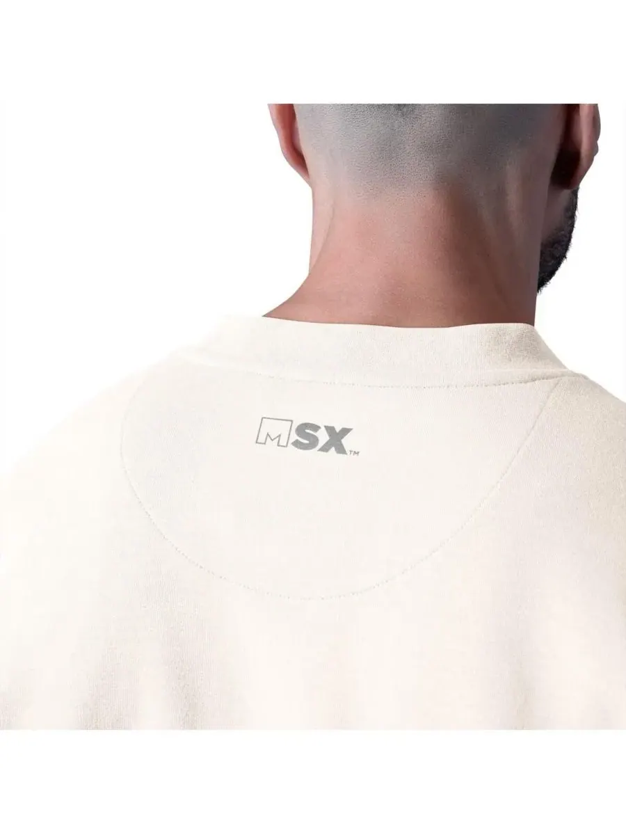 MSX by Michael Strahan Мужская белая толстовка Minnesota Vikings Whiteout Tri-Blend — изображение 3 из 3, белый