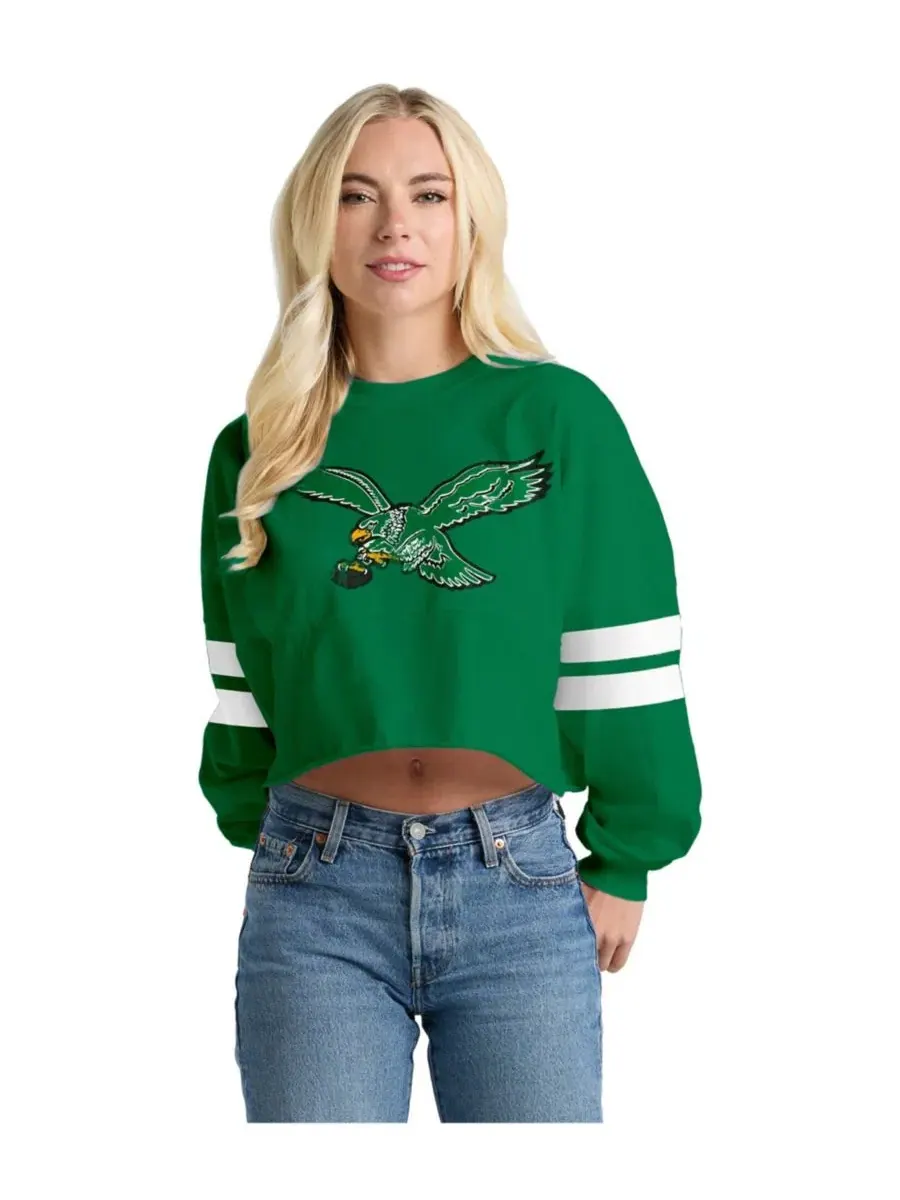 Футболка с длинным рукавом оверсайз с принтом Spirit Jersey — изображение 1 из 2, зеленый
