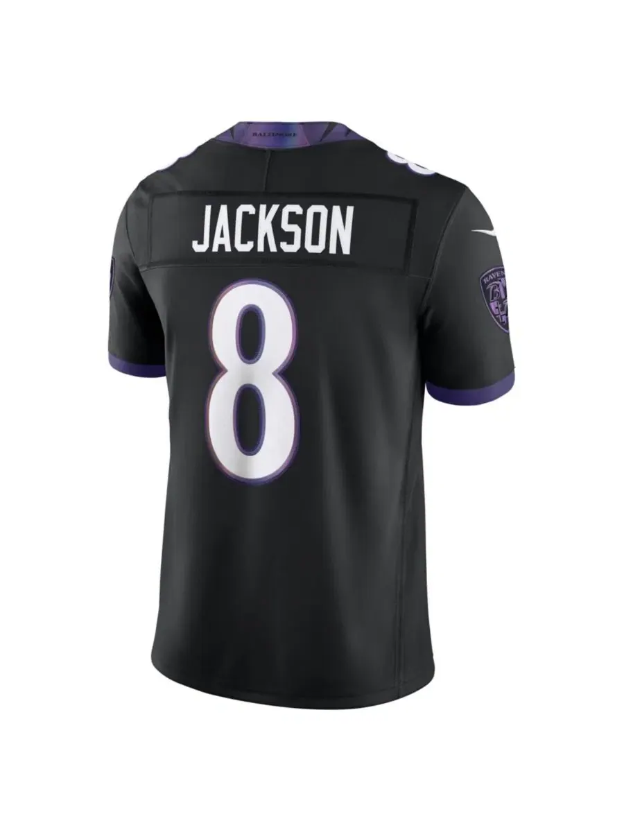 Футболка Nike Lamar Jackson Black Baltimore Ravens Alternate Vapor F.U.S.E. Limited Jersey — изображение 3 из 3, черный