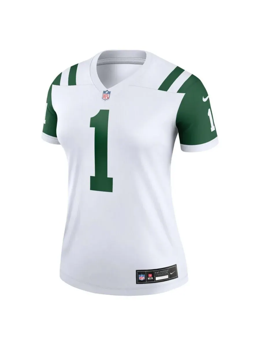Nike Женская футболка Ahmad Sauce Gardner Classic Alternate White New York Jets Alternate Legend — изображение 2 из 3, белый