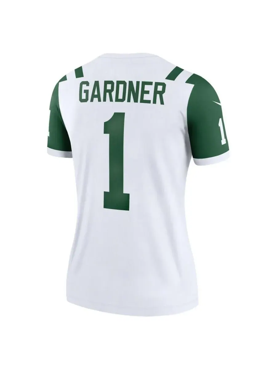 Nike Женская футболка Ahmad Sauce Gardner Classic Alternate White New York Jets Alternate Legend — изображение 3 из 3, белый