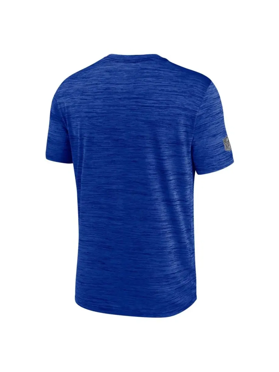 Футболка Nike Mens Royal Buffalo Bills Sideline Double Covered Dri-FIT Velocity — изображение 3 из 5, королевский