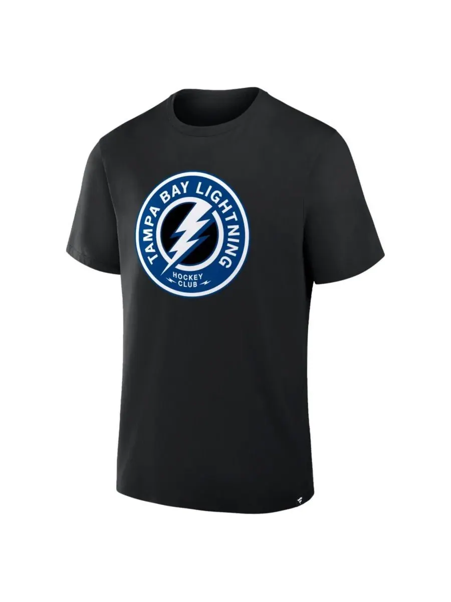Футболка с коротким рукавом с принтом Tampa Bay Lightning Elevated Essential Fanatics — изображение 2 из 3, черный