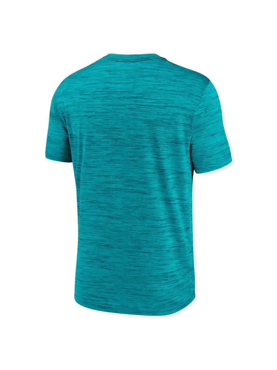 Мужская футболка Aqua Miami Dolphins Big Tall Primetime Reverse Play Velocity Performance Nike — изображение 3 из 3, голубой