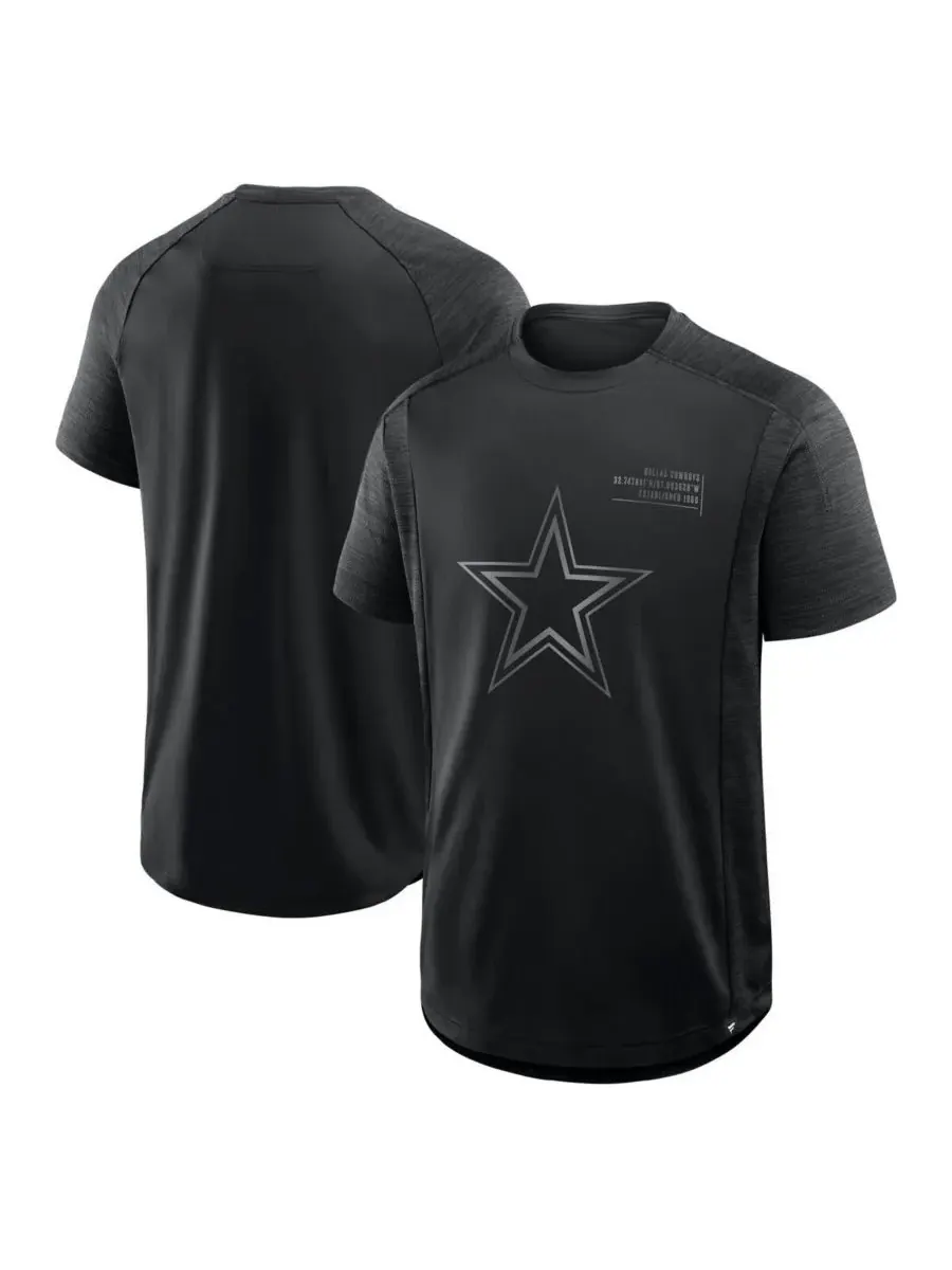 Fanatics Мужская черная футболка Dallas Cowboys Deceptive Juke — изображение 1 из 3, черный