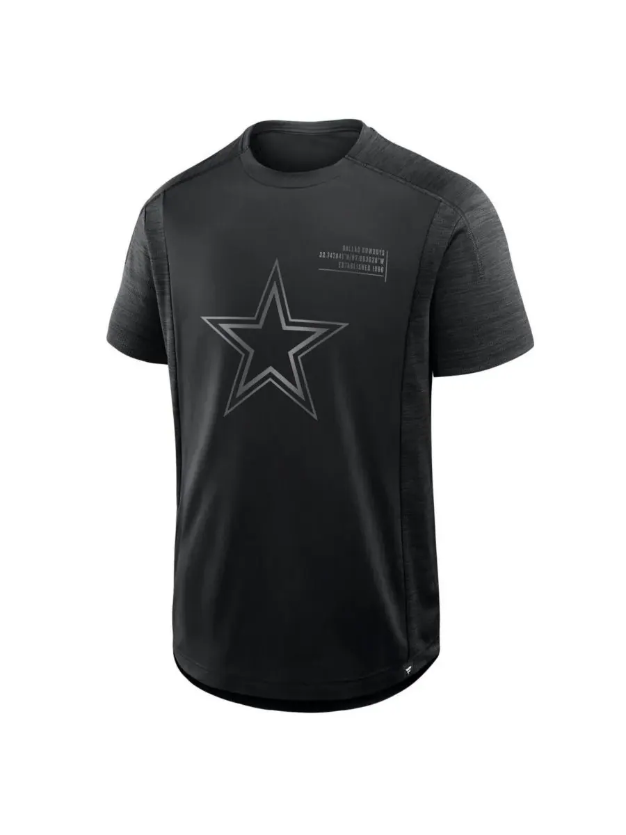 Fanatics Мужская черная футболка Dallas Cowboys Deceptive Juke — изображение 2 из 3, черный