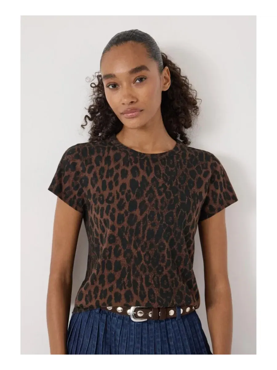 Футболка женская с принтом леопарда Hush, Soft Leopard — изображение 3 из 4