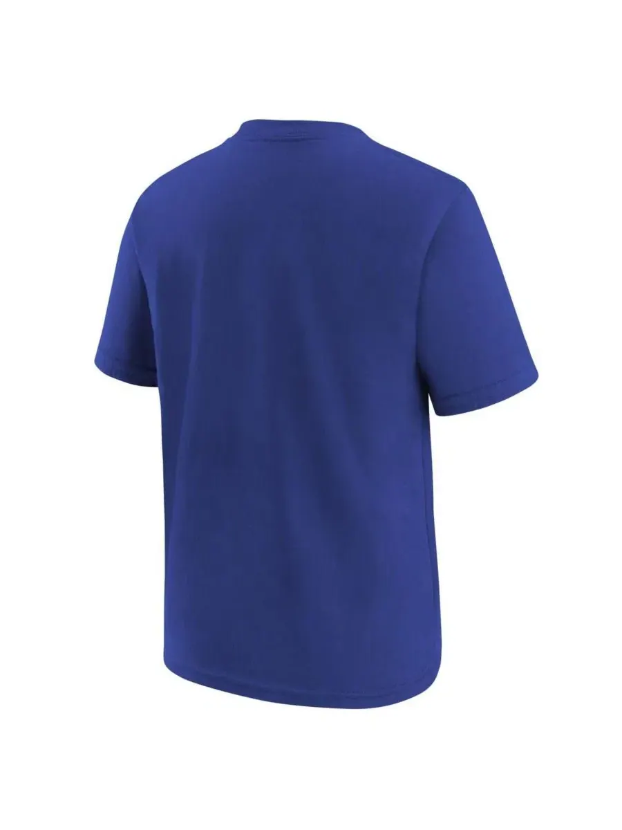 Большая футболка для мальчиков и девочек синего цвета с логотипом команды «Детройт Пистонс» Nike — изображение 3 из 3, синий
