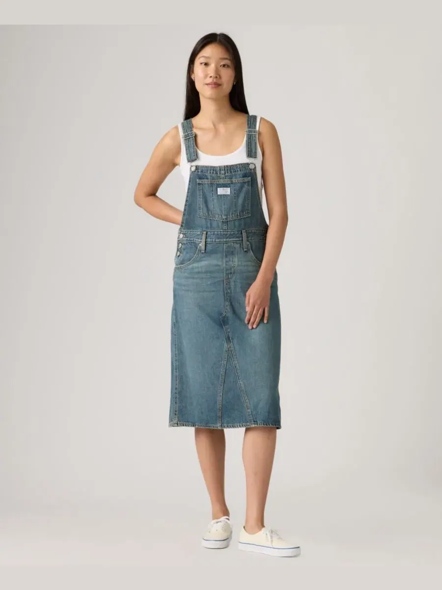 Женское платье-юбка свободного кроя Decon без рукавов Levi'S — изображение 2 из 3