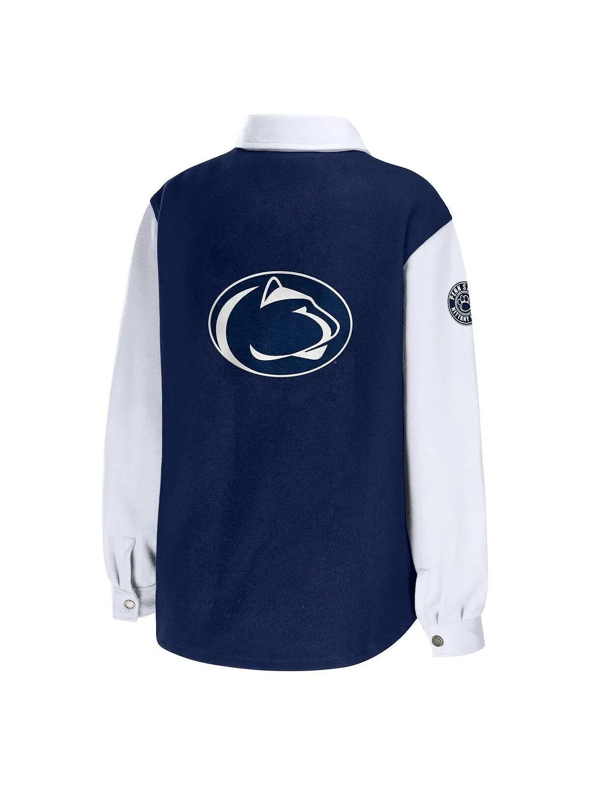 Женская темно-синяя куртка-рубашка на пуговицах Penn State Nittany Lions WEAR by Erin Andrews — изображение 2 из 3