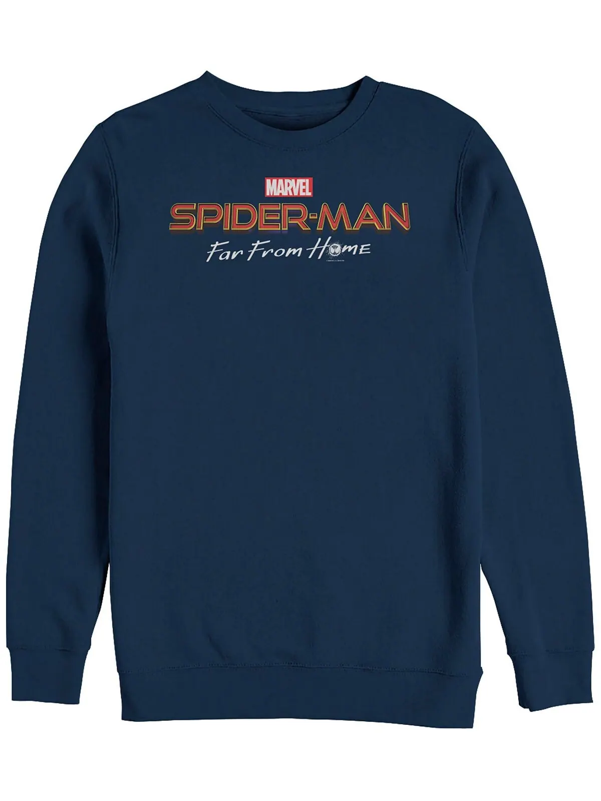 Мужской костюм marvel "человек-паук вдали от дома", флис crewneck Fifth Sun — изображение 1 из 1, темно-синий