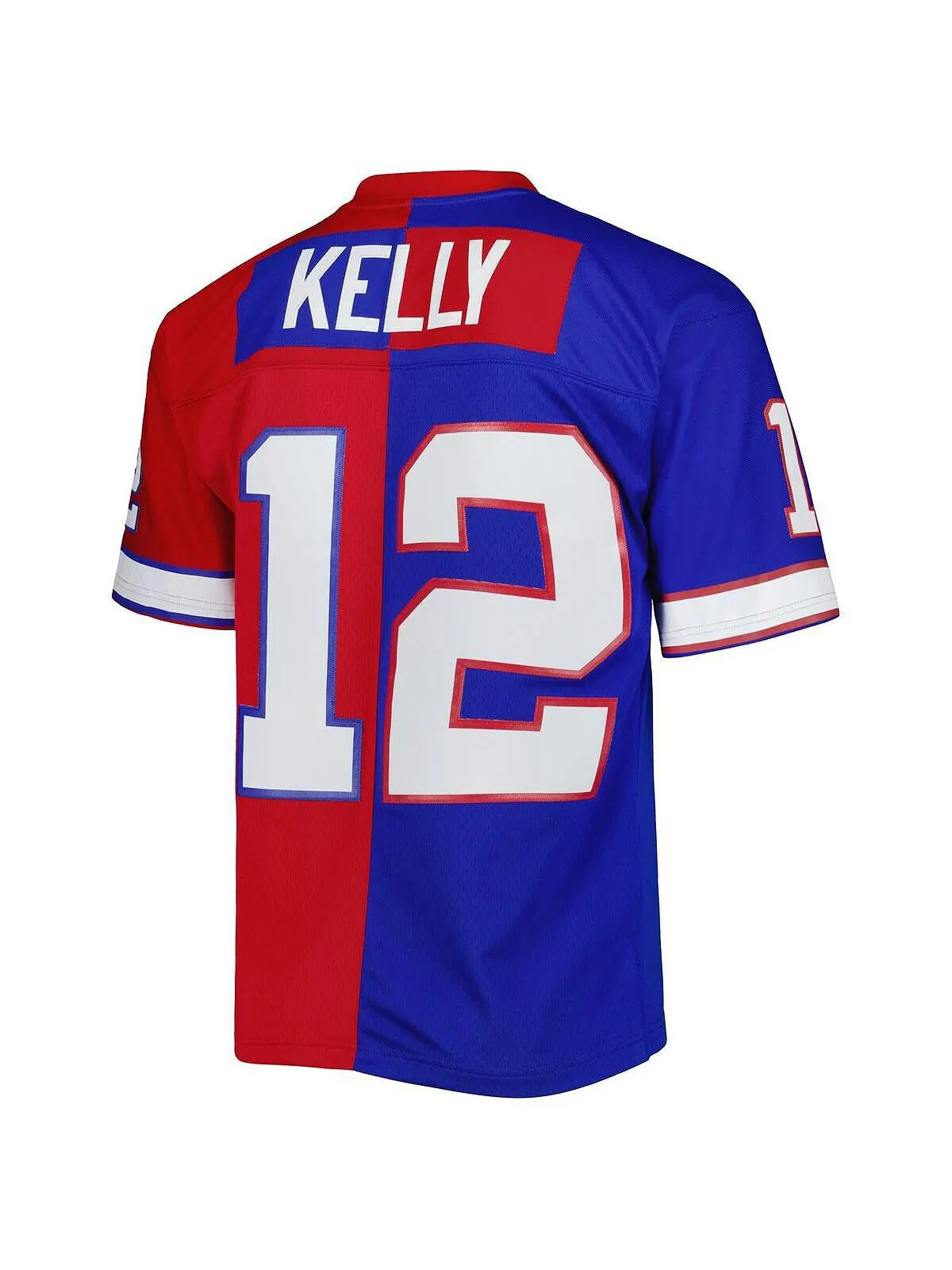 Мужская копия джерси jim kelly royal and red buffalo bills 1990 split legacy Mitchell & Ness — изображение 3 из 4, красный