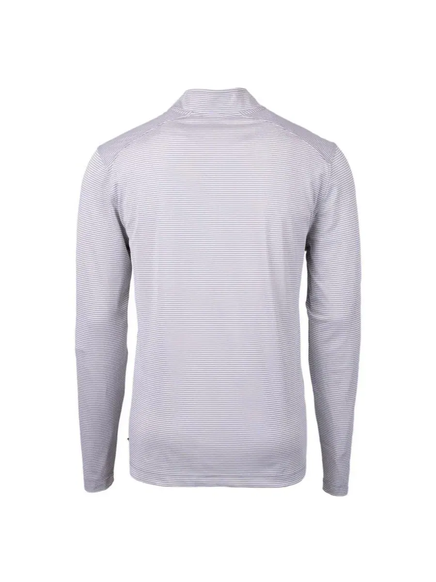 Мужская куртка-поло с 1/4-замком, с длинным рукавом, с принтом, Virtue Eco Pique Micro Stripe — изображение 3 из 3