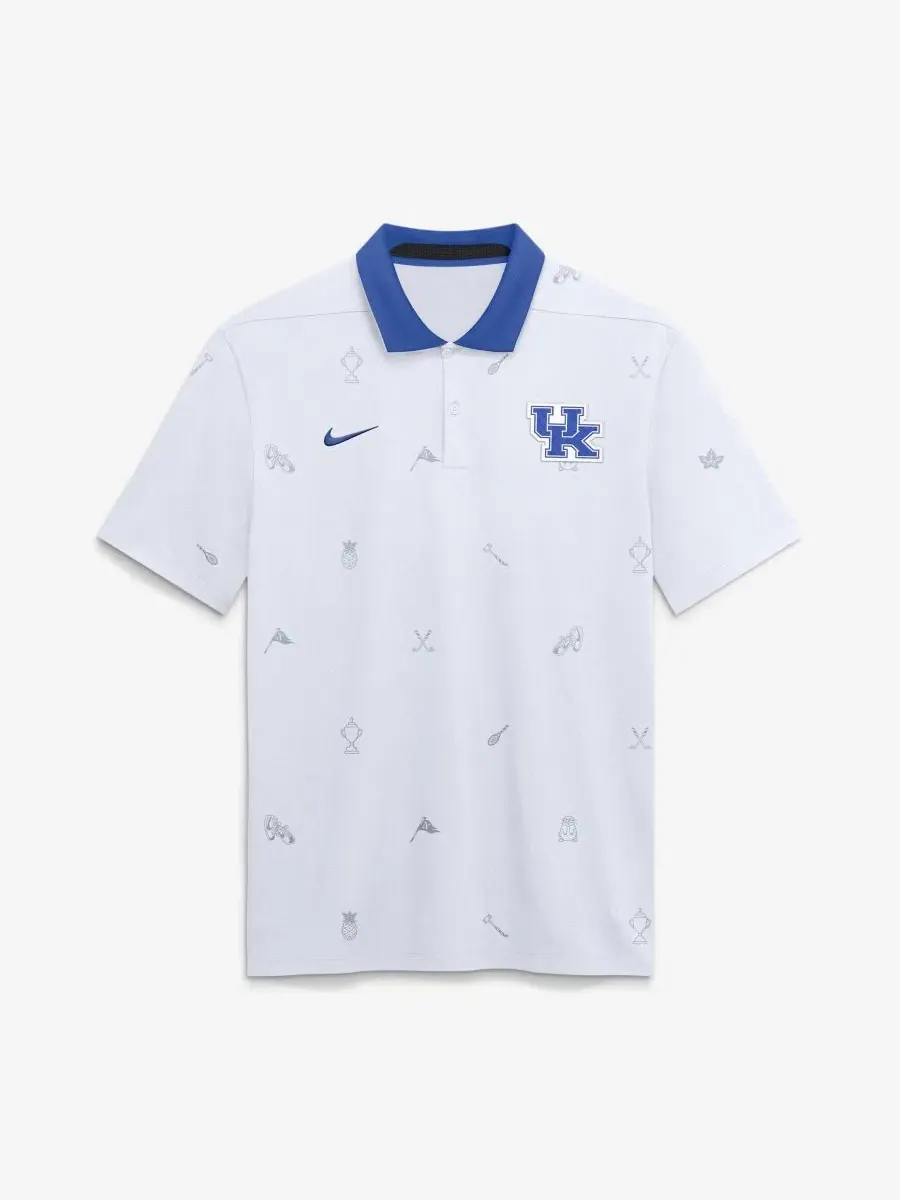Поло Nike Vapor Pattern Dri-FIT с вышитым логотипом Kentucky Wildcats