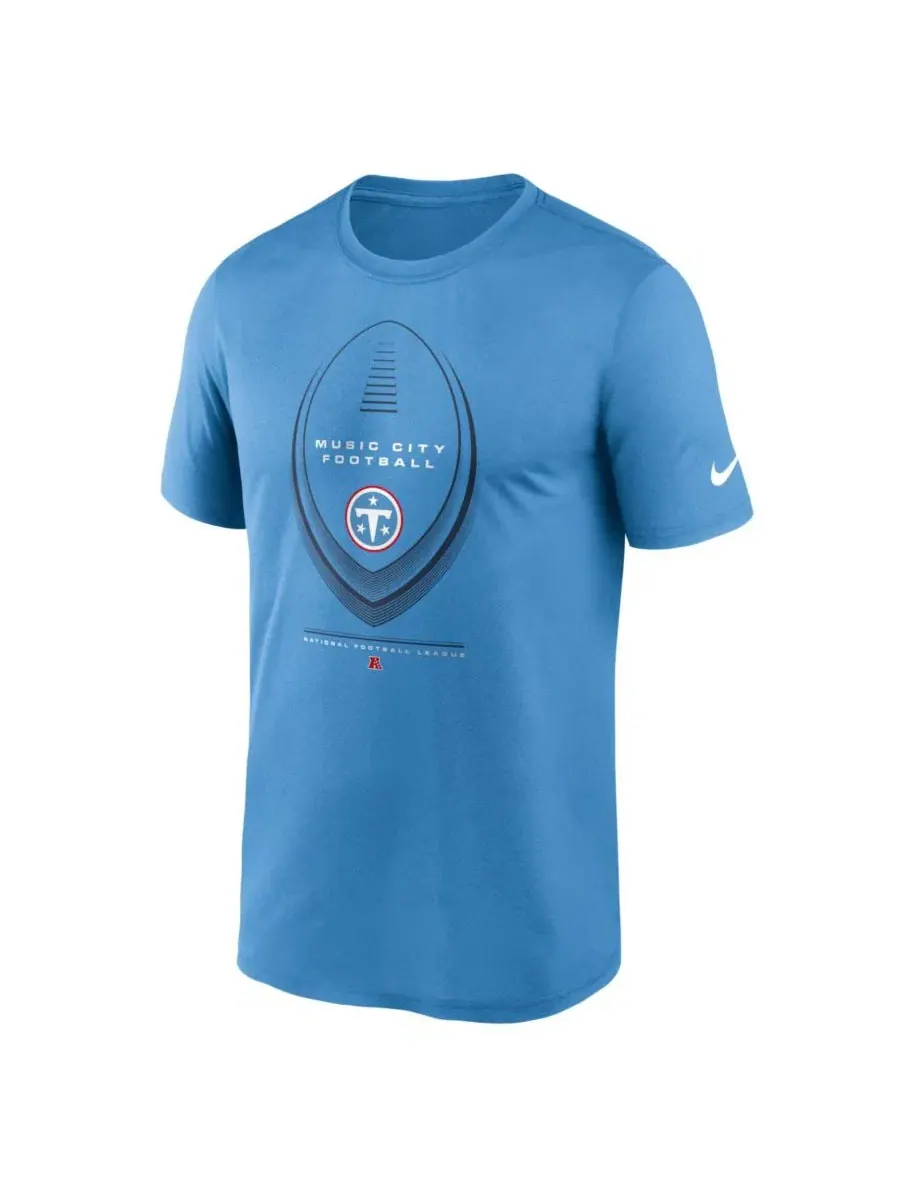 Футболка мужская с принтом Legend Icon Dri-FIT Nike — изображение 2 из 3, светлый синий