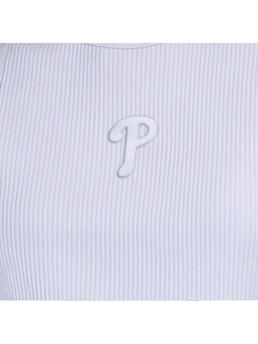 Топ-майка без рукавов с вышитым логотипом Philadelphia Phillies Starter — изображение 2 из 3, светлый синий