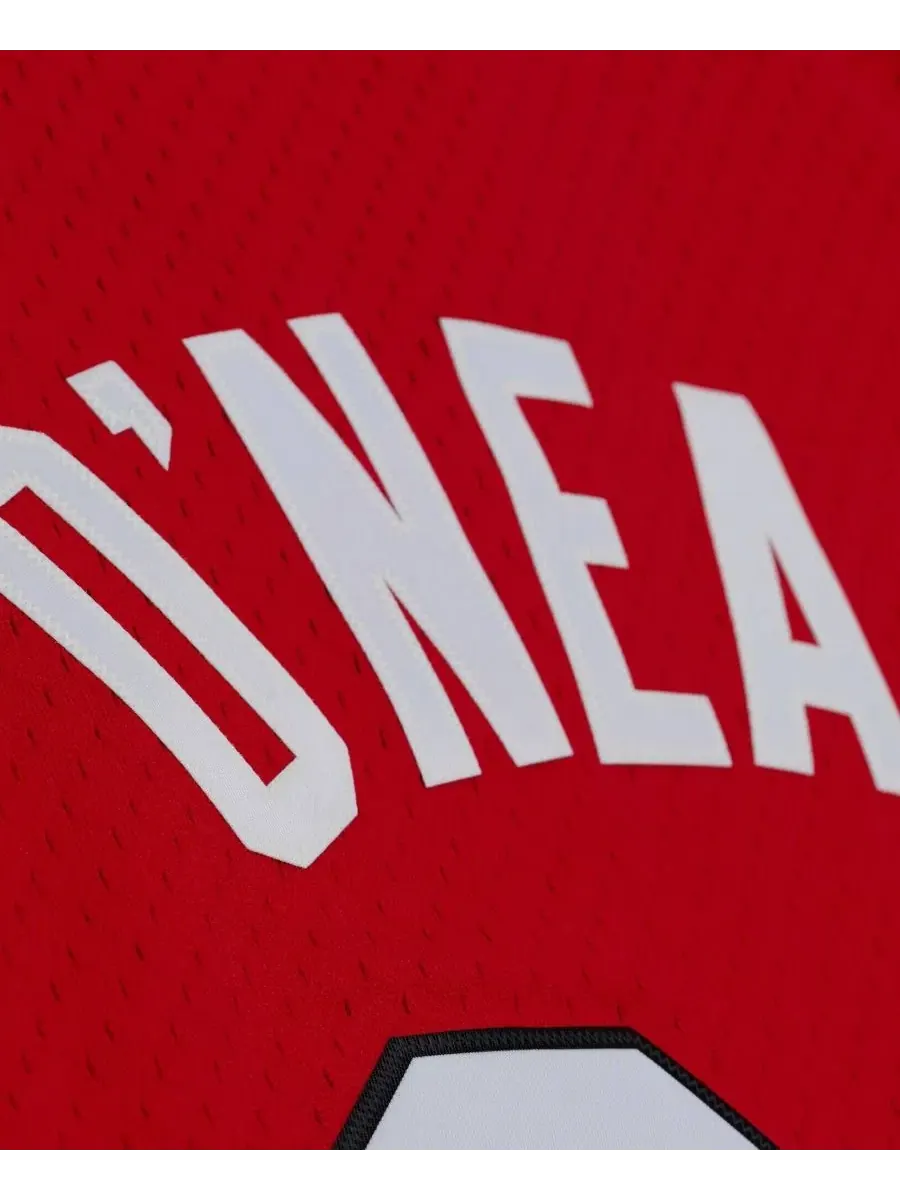 Майка баскетбольная с принтом Shaquille O'Neal Miami Heat 2005-06 Swingman Mitchell & Ness — изображение 7 из 7, красный