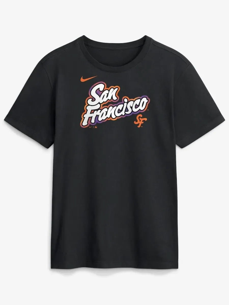 Футболка с принтом City Connect Nike — изображение 2 из 5, черный