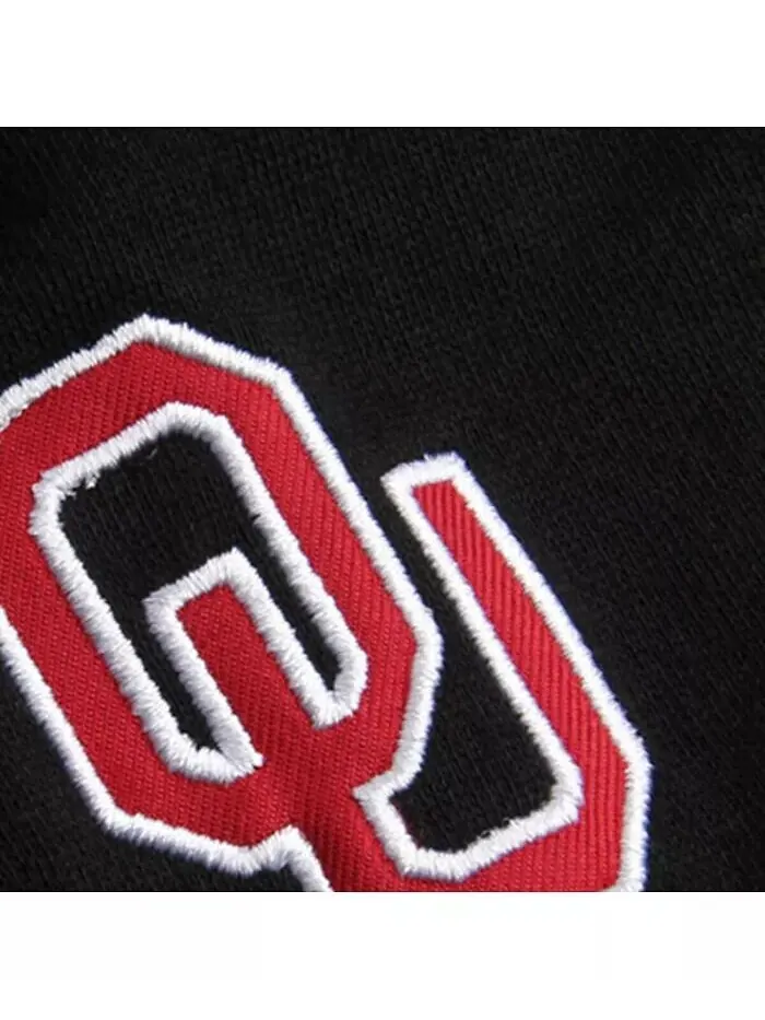 Женская черная толстовка с капюшоном Oklahoma Sooners с арочным именем и молнией Colosseum — изображение 3 из 3