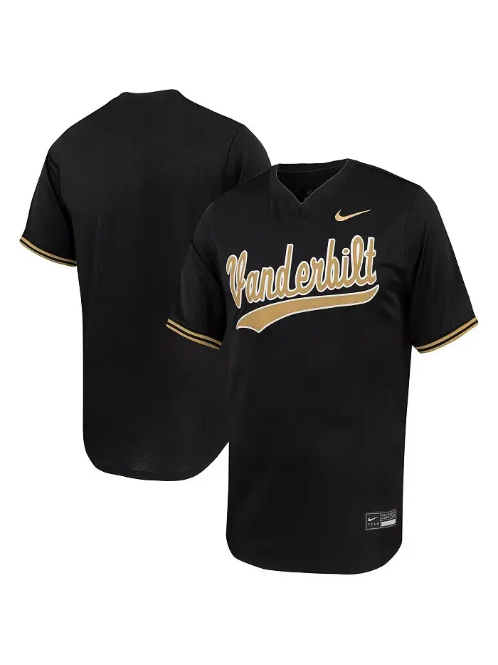 Мужская черная бейсбольная джерси Vanderbilt Commodores Limited Nike — изображение 1 из 3