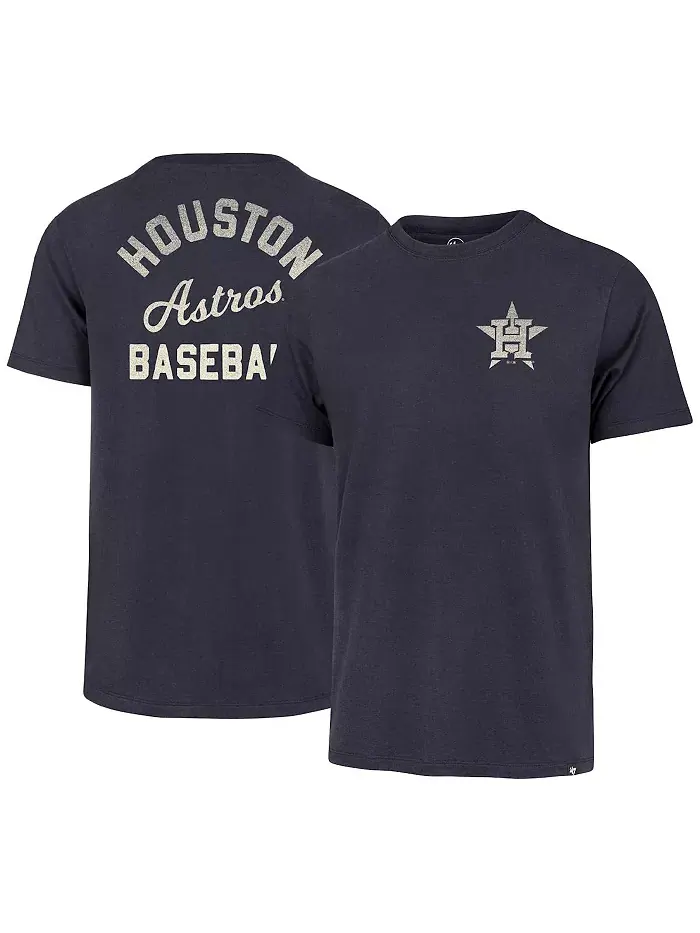 Мужская футболка Houston Astros Turn Back Franklin в синем цвете '47 Brand — изображение 1 из 2