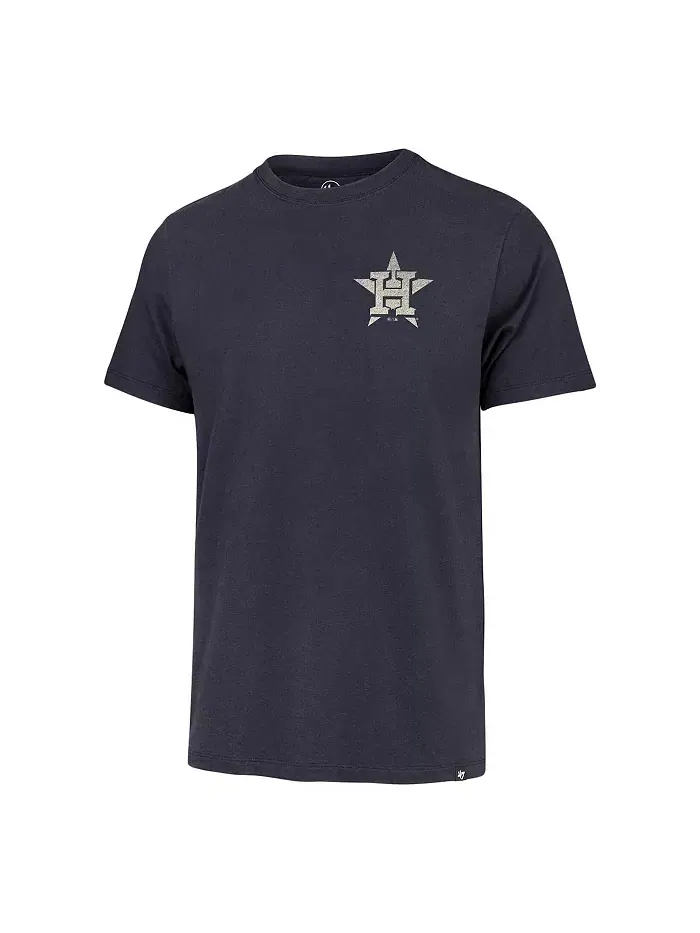 Мужская футболка Houston Astros Turn Back Franklin в синем цвете '47 Brand — изображение 2 из 2
